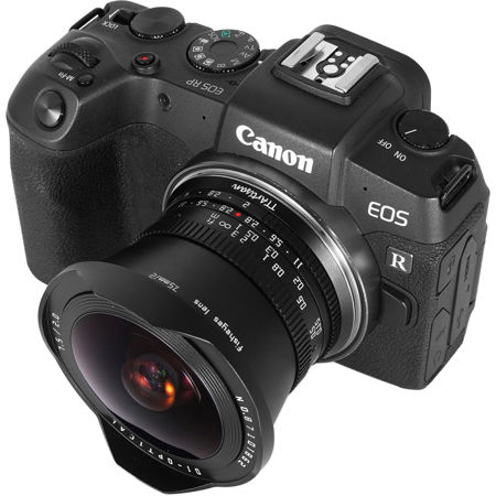 TTArtisan 7.5mm f/2 Fisheye Lens for Canon RF, Black A31B-R