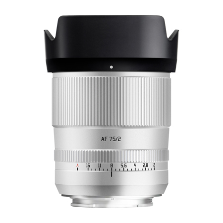 TTArtisan AF 75mm f/2 Lens, Silver Sony E