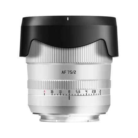 TTArtisan AF 75mm f/2 Lens, Silver