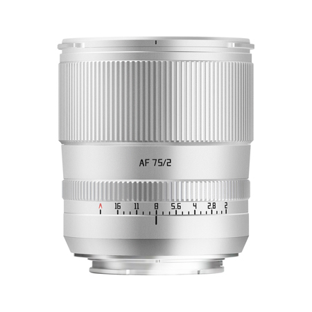 TTArtisan AF 75mm f/2 Lens, Silver