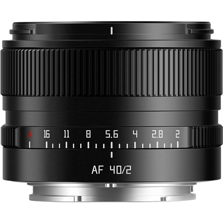 TTArtisan AF 40mm f/2 Lens, Black Sony E