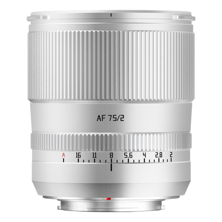 TTArtisan AF 75mm f/2 Lens, Silver Fujifilm X