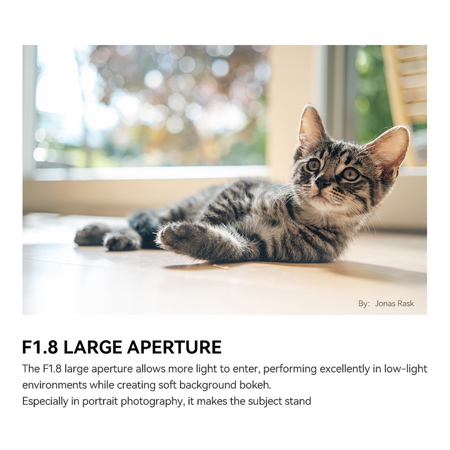 TTARTISAN AF 35mm f/1.8 II Lens for Fuji X, Black