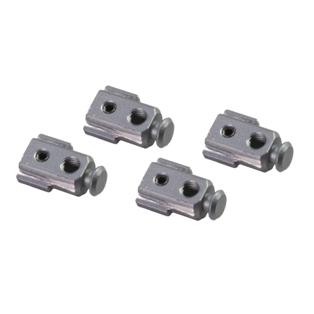 Tether Tools VersaMounts with Straps for AeroTrac Workstation, Silver, 4-Pack