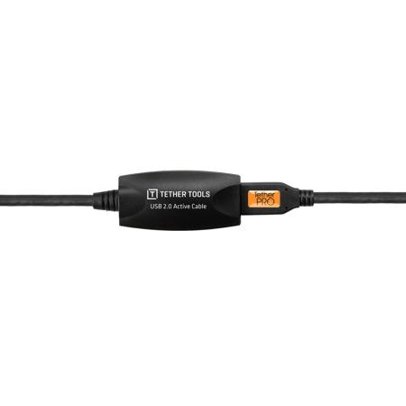 Tether Tools TetherPro 65' USB 2.0 Active Extension Cable, Black