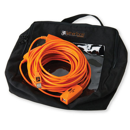Tether Tools TetherPro 32ft USB 3.0 Active Extension Cable, Hi-Visibility Orange