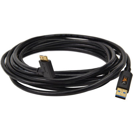 Tether Tools TetherPro 15' / 4.57 m Right Angle Cable, Black