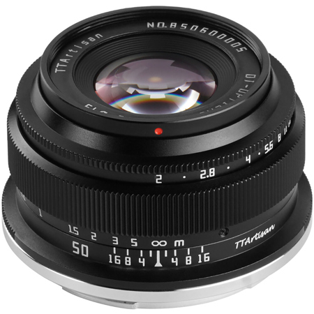 TTArtisan 50mm f/2 Lens Black Nikon Z