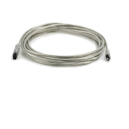 Tether Tools TetherPro FireWire 800/400 9 Pin to 4 Pin 15ft Cable, Clear