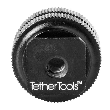 Tether Tools Rock Solid Hot Shoe 1/4"-20 Adapter, Black