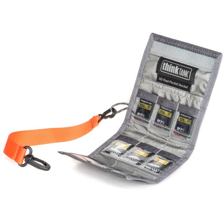 Think Tank SD Pixel Pocket Rocket Memory Card Wallet with Security Leash, Black