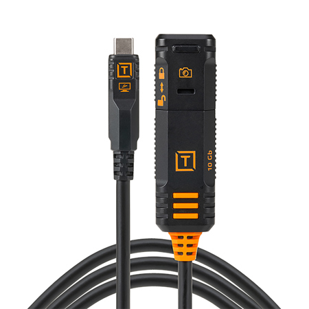 Tether Tools TetherPro Optima 10G 16' USB-C TetherBoost Locking Extension Cable