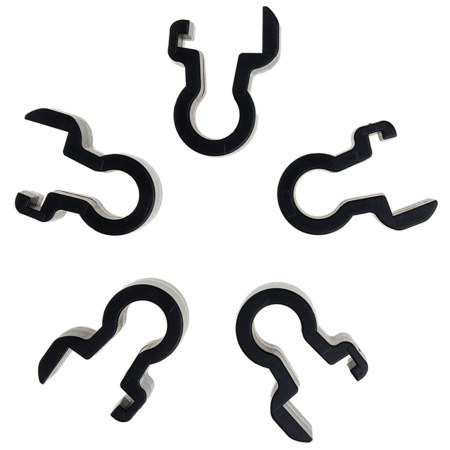 Tentacle Sync Locking Clamp for Sync E Timecode Generator, Black, 5-Pack
