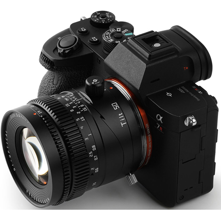 ビデオカメラ TTArtisan 50mm f/1.4 Lens Sony E-Mount TTArtisan 50mm F1.4 Full-frame Tilt Lens for Sony/Fuji/Nikon and