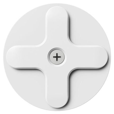 Tether Tools Studio Proper X Lock Wall Mount Disk for X Lock Cases, White