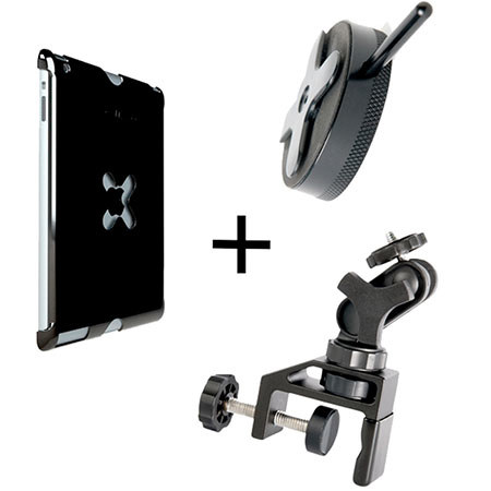 Tether Tools iPad Utility Mounting Kit for iPad Mini, EasyGrip ST Clamp, Black