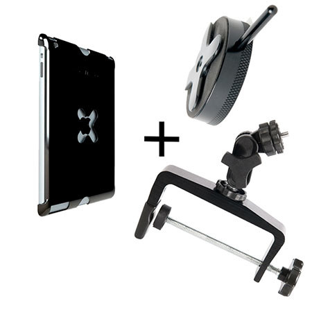Tether Tools iPad Utility Mounting Kit for iPad Mini, EasyGrip XL Clamp, Black