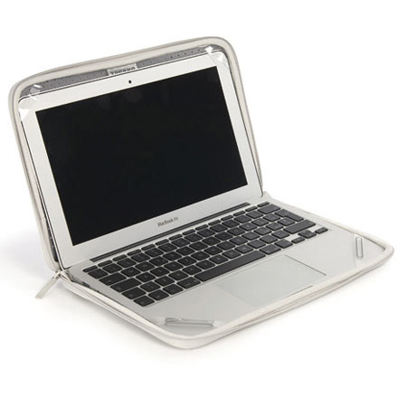 Tucano Sipario Sleeve for MacBook Air 13.3", Ice Silver