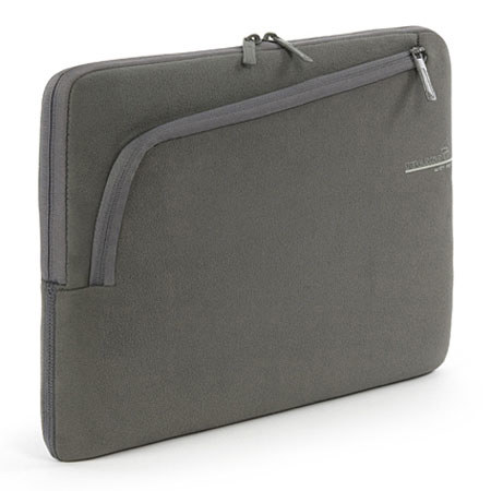 Tucano Second Skin With Me Microfiber Sleeve for MacBook Pro/Air 13", Gray