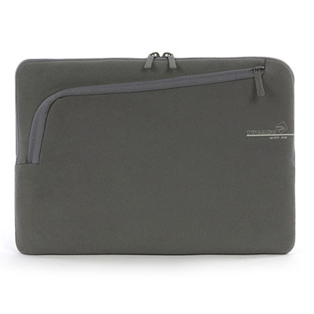 Tucano Second Skin With Me Microfiber Sleeve for MacBook Pro 15.4", Gray