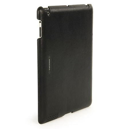 Tucano Magico Eco-leather form Fitting Snap On Back Cover, Black