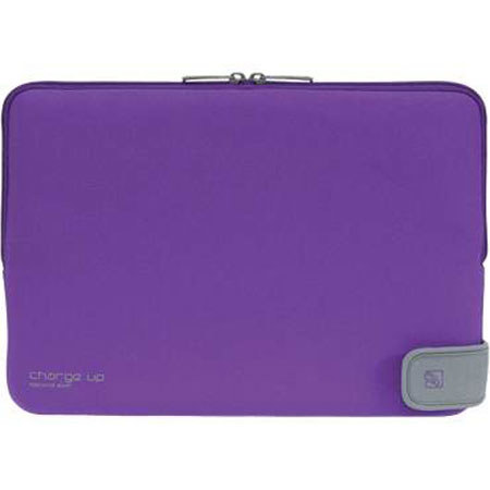 Tucano Second Skin ChargeUp Sleeve f/Apple 15.4in- Prpl