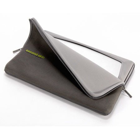 Tucano 2nd Skin Microfiber Script Sleeve 15.4in, Grey