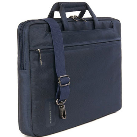 Tucano Work Out Slim Designer 2-Tone Sleeve/Brief f/15.4" MacBook Pro Dk Blue