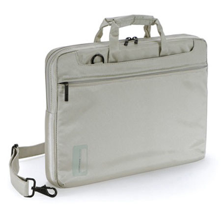 Tucano Work Out Slim Designer 2-Tone Sleeve/Brief f/15.4" MacBook Pro-Silver