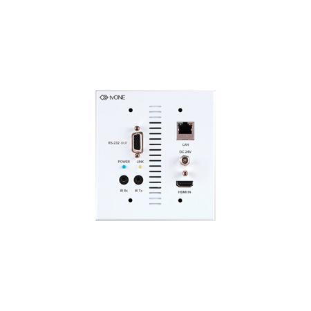 1T-CT-654-USWP HDMI 4K UHD HDBaseT 5-Play Wallplate Receiver with LAN/IR/RS-232