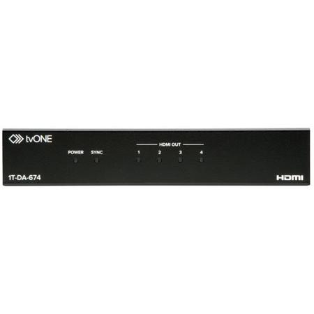 TV One 1T-DA-674 1x4 4K HDMI Distribution Amplifier with Original Box