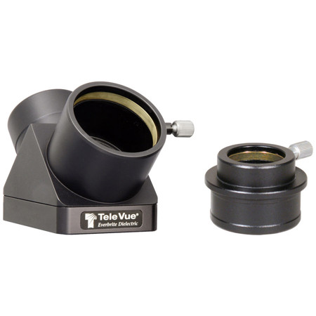 Tele Vue 2" 90 Degree Everbrite Mirror Diagonal with 2 to 1.25" Hi-Hat Adapter
