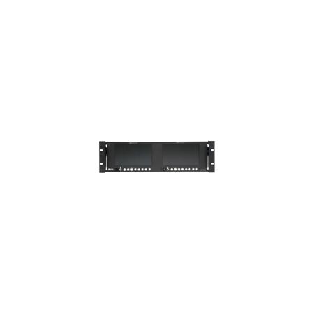 tvONE LM-702HDA 7" HD Dual Color Rackmount LCD Monitor with Audio
