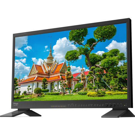 TV Logic LVM-328W 32" 16:9 Full HD QC-Grade LCD HD Monitor with Table Stand, 3G, HD-SDI, HDMI