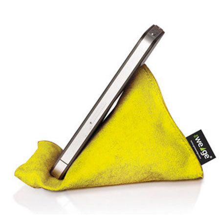 WedgeWorks The Wedge - Mobile Device Display Stand - Yellow