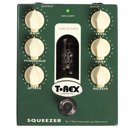 T-Rex Squeezer Tube-Driven Compressor Pedal for Bass
