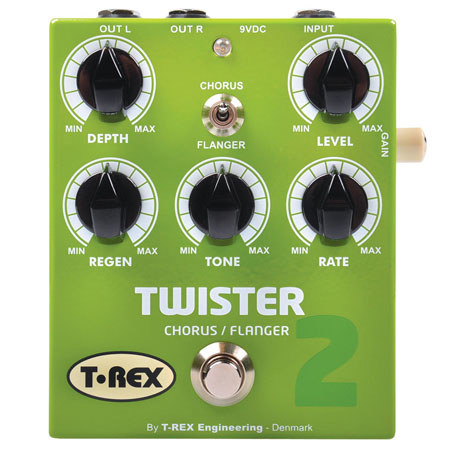 T-Rex Twister-2 Chorus and Flanger Pedal
