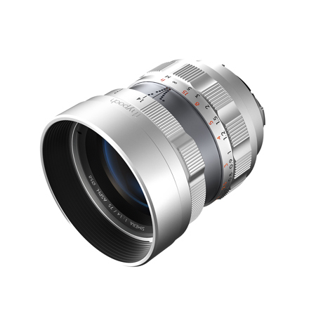 THYPOCH Simera 75mm f/1.4 ASPH Lens for Leica M, Silver TP-S75M-SR