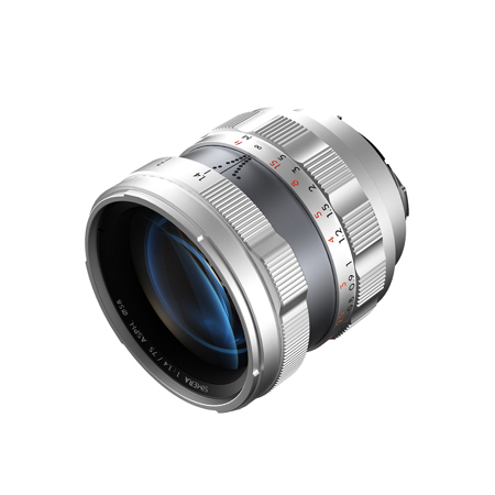 【美品】Thypoch SIMERA 75mm f/1.4 ASPH. ライカM THYPOCH Simera 75mm f/1.4 ASPH Lens for Leica M, Silver TP-S75M-SR