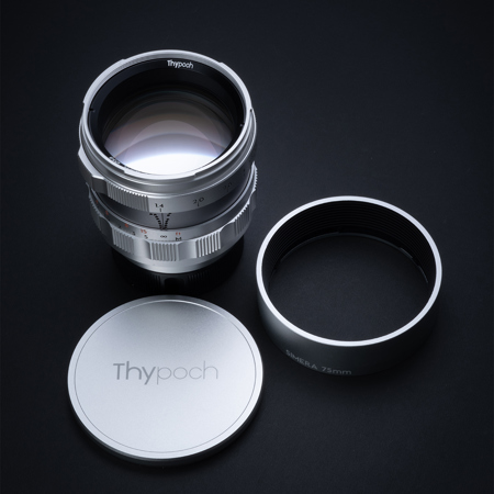 THYPOCH Simera 75mm f/1.4 ASPH Lens for Leica M, Silver TP-S75M-SR