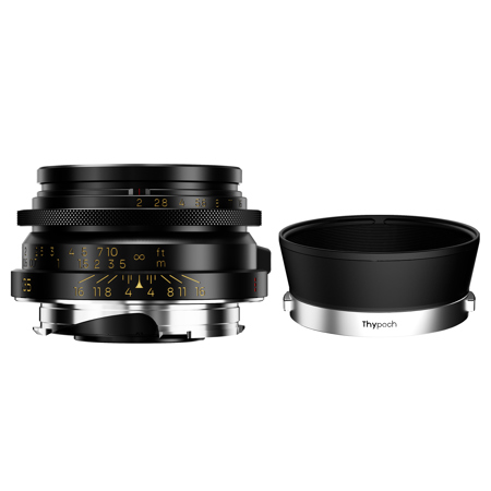 THYPOCH Ksana 35mm f/2 Aspherical Lens with Hood for Leica M Black