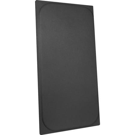 Ultimate Acoustics QSM-48BK 24x48" Fabric Sound Panel, Class A, Pair, Black