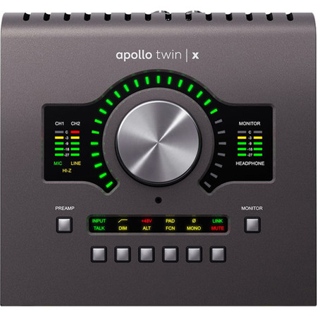 Universal Audio Apollo Twin X Desktop 10x6 Audio Interface, DUO Core Processing