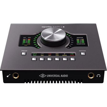 Universal Audio Apollo Twin X Desktop 10x6 Audio Interface, QUAD Core Processing