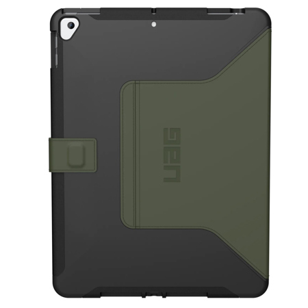 Urban Armor Gear Scout Series Folio Case for iPad 10.2" 7/8/9 Gen, Black/Olive