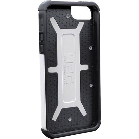 Urban Armor Gear Case with Screen Guard for iPhone 5/5S, White/Black