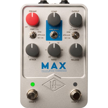 Universal Audio UAFX Max Preamp and Dual Compressor Pedal