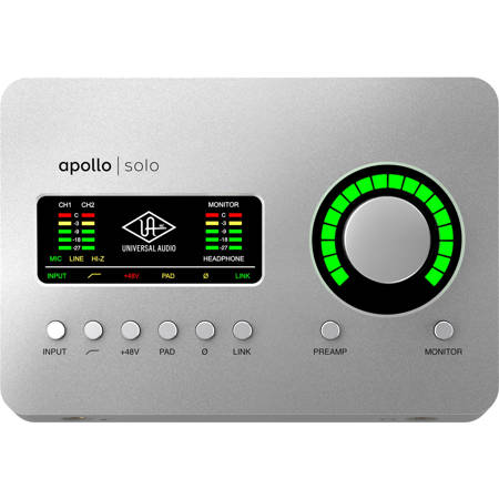Universal Audio Apollo Solo USB HE USB Type-C Audio Interface - SKU#1631473