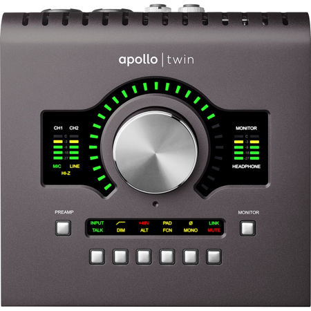 Universal Audio Apollo Twin MKII Heritage Edition Desktop 2x6 Thunderbolt Audio Interface with Realtime UAD-2 DUO Core Processing for Mac and Windows