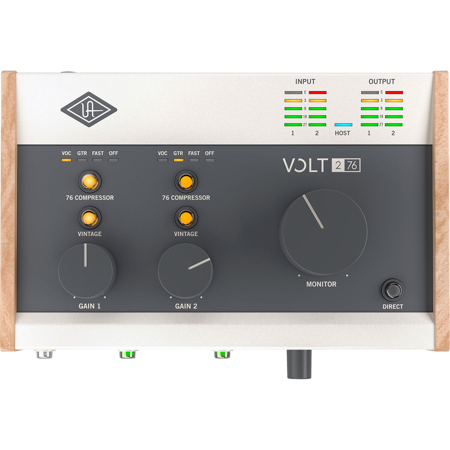 Universal Audio Volt 276 2x2 USB Type-C Audio/MIDI Interface with Compressor